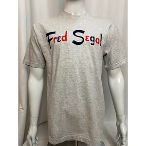 NWT! Fred Segal Men's Vintage Logo-print T-shirt Ash Medium